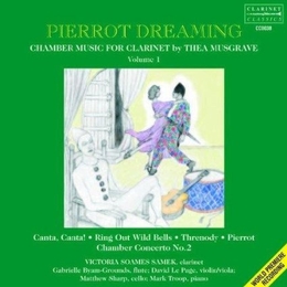 Image du média "PIERROT DREAMING, CHAMBER MUSIC FOR CLARINET de Thea MUSGRAVE"