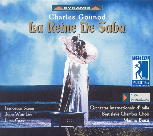 Couverture LA REINE DE SABA de Charles GOUNOD