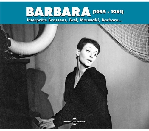 Couverture BARBARA INTERPRÈTE BRASSENS, BREL, MOUTAKI, ...(1955- 1961) de BARBARA