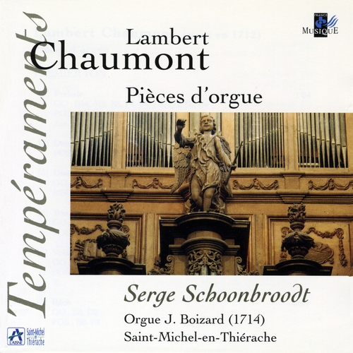 Couverture PIECES D'ORGUE de Lambert CHAUMONT