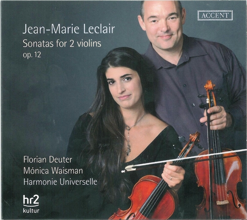 Couverture SONATES 2 VIOLONS OP.12 de Jean-Marie LECLAIR