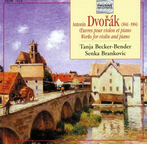 Couverture SONATE VIOLON PIANO OP.57 / PIECES ROMANTIQUES / ... de Antonin DVORAK