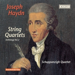 Image du média "QUATUOR CORDES (ANTH. VOL.2) OP.77 N°1, OP.64 N°5, OP.9 N°4 de Joseph [Franz] HAYDN"