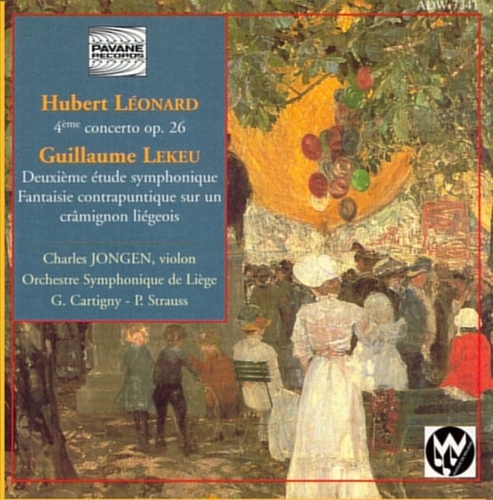 Couverture FANTAISIE CONTRAPUNTIQUE.../ ETUDE SYMPHONIQUE 2 (+ LEONARD) de Guillaume LEKEU