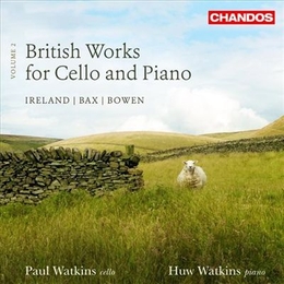 Image du média "BRITISH WORKS CELLO & PIANO VOL.2 (+ BOWEN, IRELAND) de Arnold [Sir] BAX"