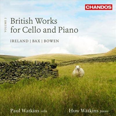 Couverture BRITISH WORKS CELLO & PIANO VOL.2 (+ BOWEN, IRELAND) de Arnold [Sir] BAX