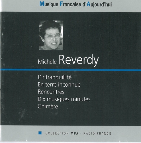 Couverture L'INTRANQUILLITE de Michèle REVERDY