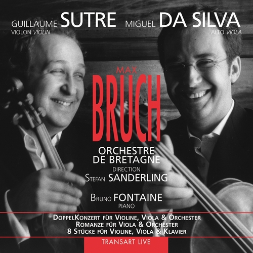 Couverture CONCERTO VIOLON ALTO / ROMANCE ALTO / 8 PIÈCES OP.83 de Max BRUCH