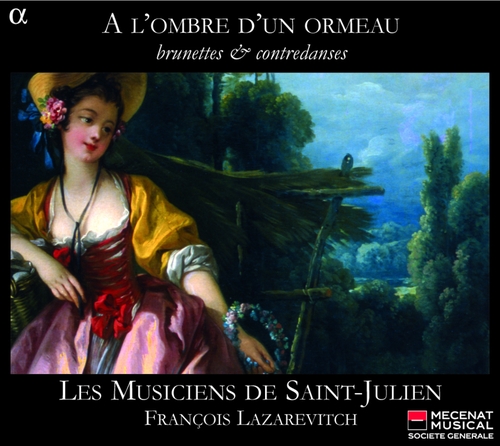 Couverture A L'OMBRE D'UN ORMEAU (BRUNETTES & CONTREDANSE)