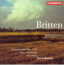 Image du média "QUATUOR CORDES 1,3 / 3 DIVERTIMENTI de Benjamin [Lord] BRITTEN"