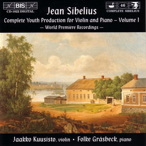 Couverture VIOLON PIANO (OEUVRES DE JEUNESSE VOL.I) de Jean SIBELIUS