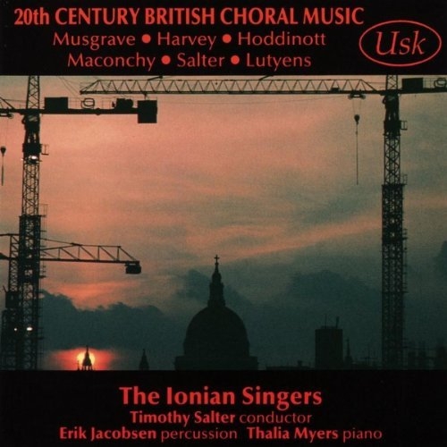 Couverture XX°CENTURY BRITISH CHORAL MUSIC: MUSGRAVE, HARVEY, HODDINOTT