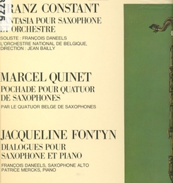 Image du média "FANTASIA SAXOPHONE ET ORCHESTRE de Franz CONSTANT"