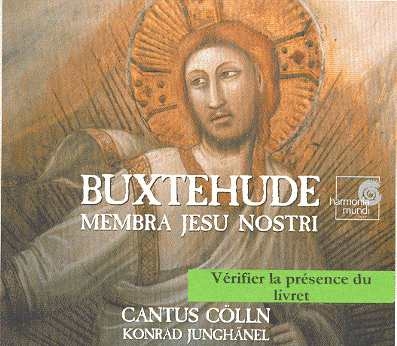 Couverture MEMBRA JESU NOSTRI de Dietrich BUXTEHUDE