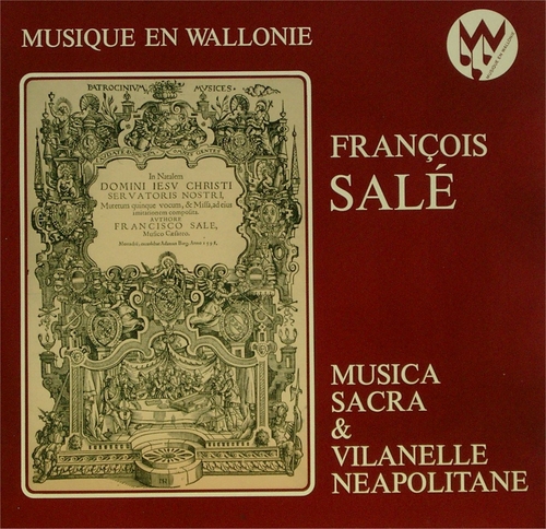 Couverture VILANELLE NEAPOLITANE/ MUSIQUE SACREE de Francois SALE