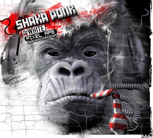 Couverture THE WHITE PIXEL APE de SHAKA PONK