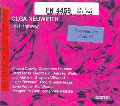 Couverture LOST HIGHWAY de Olga NEUWIRTH