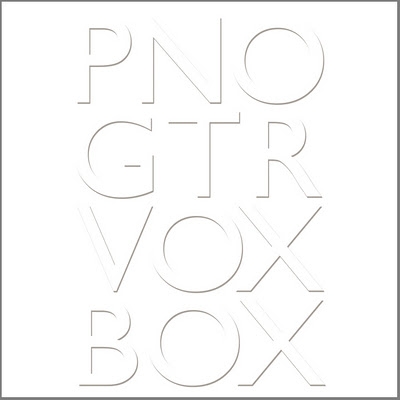 Couverture PNO GTR VOX BOX de Peter HAMMILL