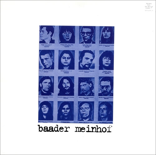 Couverture BAADER MEINHOF de BAADER MEINHOF