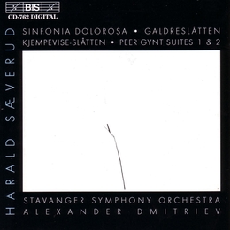 Image du média "PEER GYNT: SUITES 1,2 / SINFONIA DOLOROSA / GALDRESLATTEN... de Harald SAEVERUD"