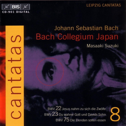 Couverture CANTATE:  22,23,75 de Johann Sebastian BACH