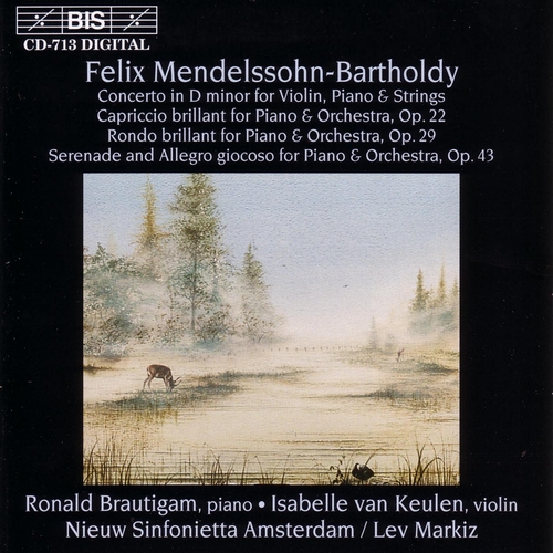 Couverture CONCERTO PIANO VIOLON / CAPRICCIO BRILLANT / RONDO BRILLANT de Felix MENDELSSOHN-BARTHOLDY