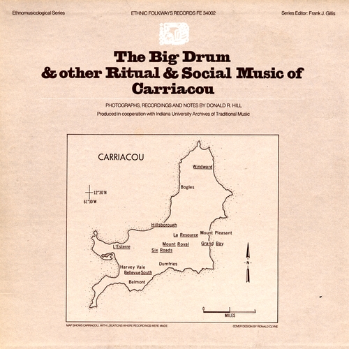 Couverture THE BIG DRUM & OTHER RITUAL & SOCIAL MUSIC OF CARRIACOU