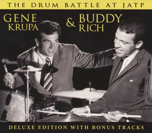 Couverture DRUM BATTLE AT JATP (DELUXE EDITION) de Gene KRUPA & BUDDY RICH