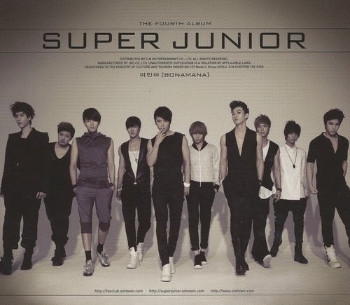 Couverture BONAMANA de SUPER JUNIOR