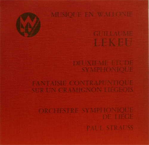 Couverture ETUDE SYMPHONIQUE 2 /FANTAISIE CRAMIGNON de Guillaume LEKEU