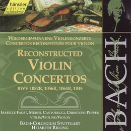 Image du média "CONCERTOS RECONSTITUÉS POUR VIOLON de Johann Sebastian BACH"