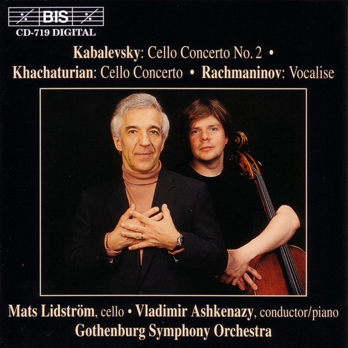 Couverture CONCERTO VIOLONCELLE 2 (+ KHATCHATURIAN, RACHMANINOV) de Dmitry Borisovich KABALEVSKY