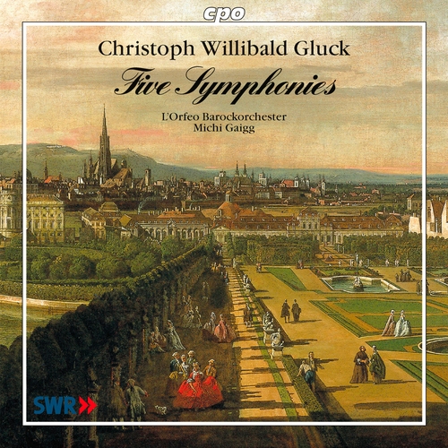 Couverture FIVE SYMPHONIES de Christoph Ritter von GLUCK