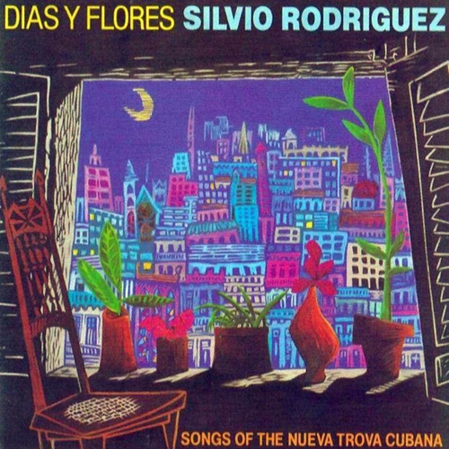 Couverture DIAS Y FLORES: SONGS OF THE NUEVA TROVA CUBANA de Silvio RODRIGUEZ