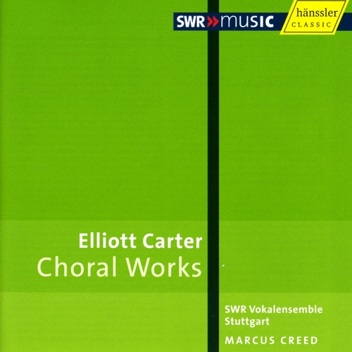 Couverture OEUVRES POUR CHOEUR - EMBLEMS / TARANTELLA / HARVEST HOME... de Elliott CARTER