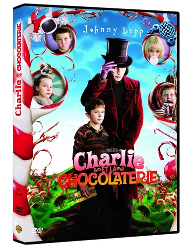 Couverture CHARLIE ET LA CHOCOLATERIE de Tim BURTON