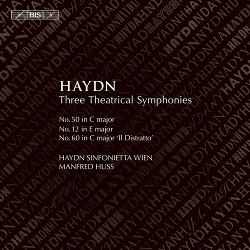 Couverture THREE THEATRICAL SYMPHONIES de Joseph [Franz] HAYDN