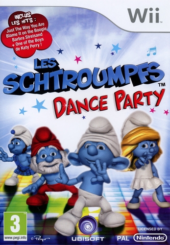 Couverture SCHTROUMPFS DANCE PARTY (LES) - Wii