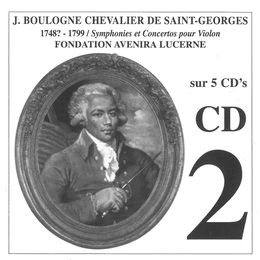 Image du média "CONCERTO VIOLON VIII 9, IV, II 1 de Joseph Boulogne de SAINT-GEORGES"