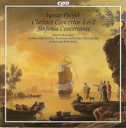 Image du média "CONCERTO CLARINETTE 1,2 / SYMPHONIE CONCERTANTE de Ignace PLEYEL"