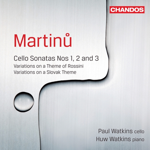 Couverture SONATE VIOLONCELLE PIANO 1-3 de Bohuslav MARTINU