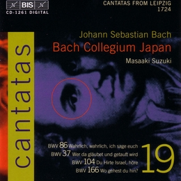 Image du média "CANTATE:  37,86,104,166 (LEIPZIG 1724) de Johann Sebastian BACH"