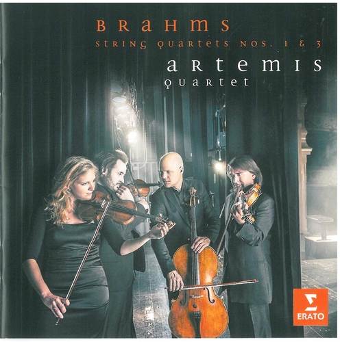 Couverture QUATUOR CORDES 1,3 de Johannes BRAHMS