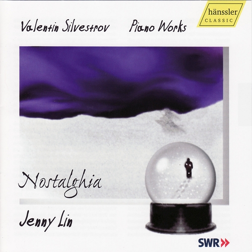 Couverture NOSTALGHIA / SONATE PIANO 1 / 2 PIÈCES / 2 DIALOGUES... de Valentin Vassiliév. SILVESTROV