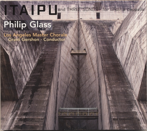 Couverture ITAIPU/ THREE SONGS de Philip GLASS