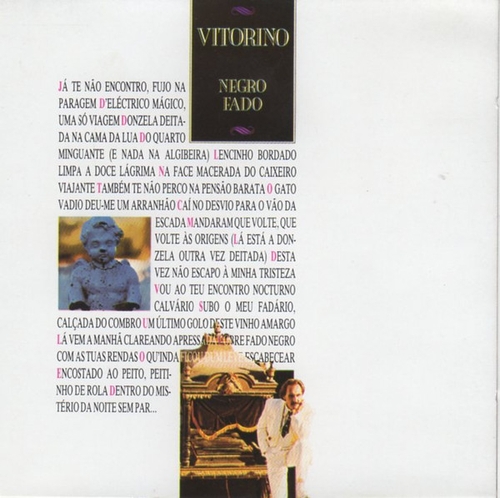 Couverture NEGRO FADO de VITORINO