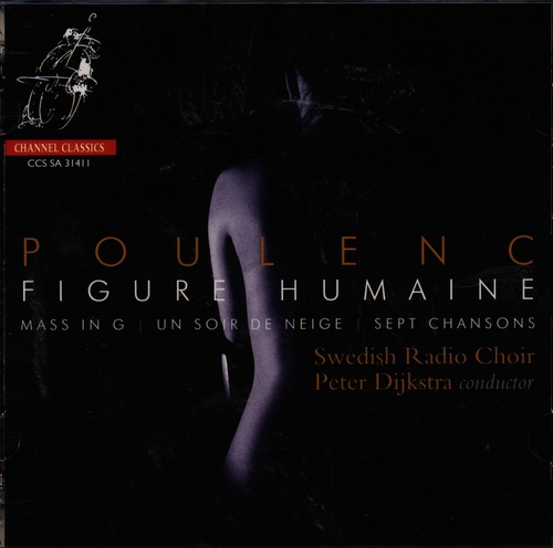 Couverture FIGURE HUMAINE / MESSE / UN SOIR DE NEIGE / 7 CHANSONS de Francis POULENC