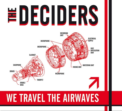 Couverture WE TRAVEL THE AIRWAVES de THE DECIDERS