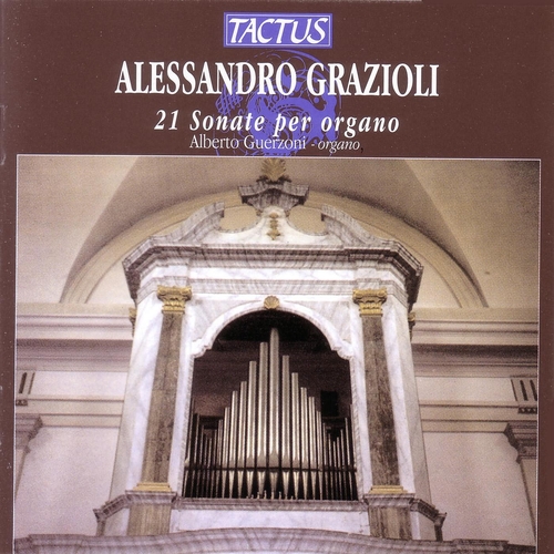 Couverture SONATES POUR ORGUE de Alessandro GRAZIOLI