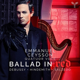 Image du média "BALLAD IN RED - DEBUSSY,HINDEMITH,SALZEDO,RENIÉ,CAPLET..."